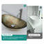 Lavabo en verre trempé, lavabo vasque élégant