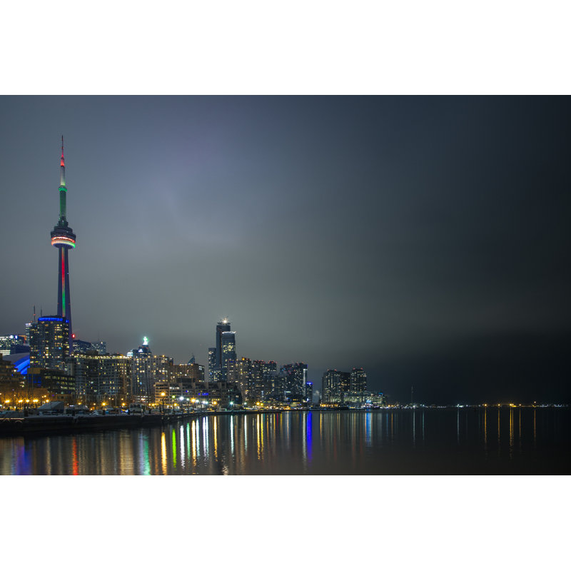 Toronto Skyline - Wrapped Canvas Print, 30cm H x 46cm W x 3.8cm D