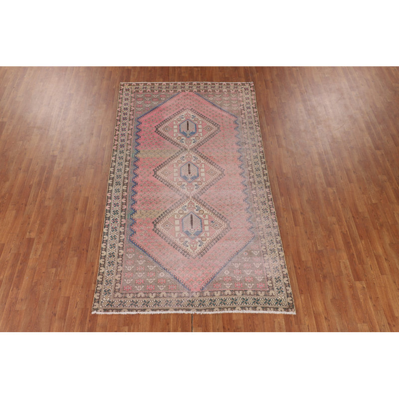 Tapis rose délavé 6 x 10