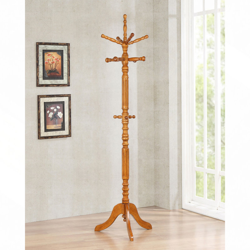 Cosman 11-Hook Freestanding Coat Rack With Hanger
