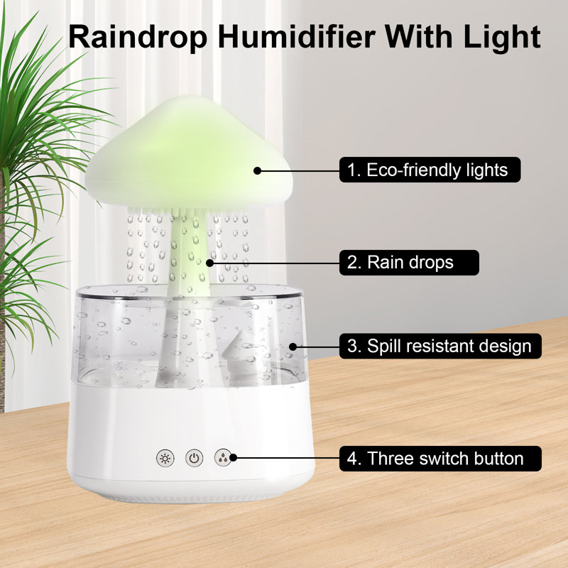 Cloud Humidifier And Night Light Combo, With Aromatherapy And White Noise For Better Sleep