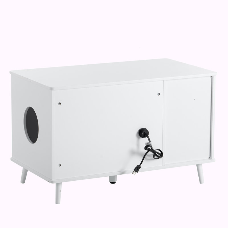 Enceinte de litière Dannial, Blanc