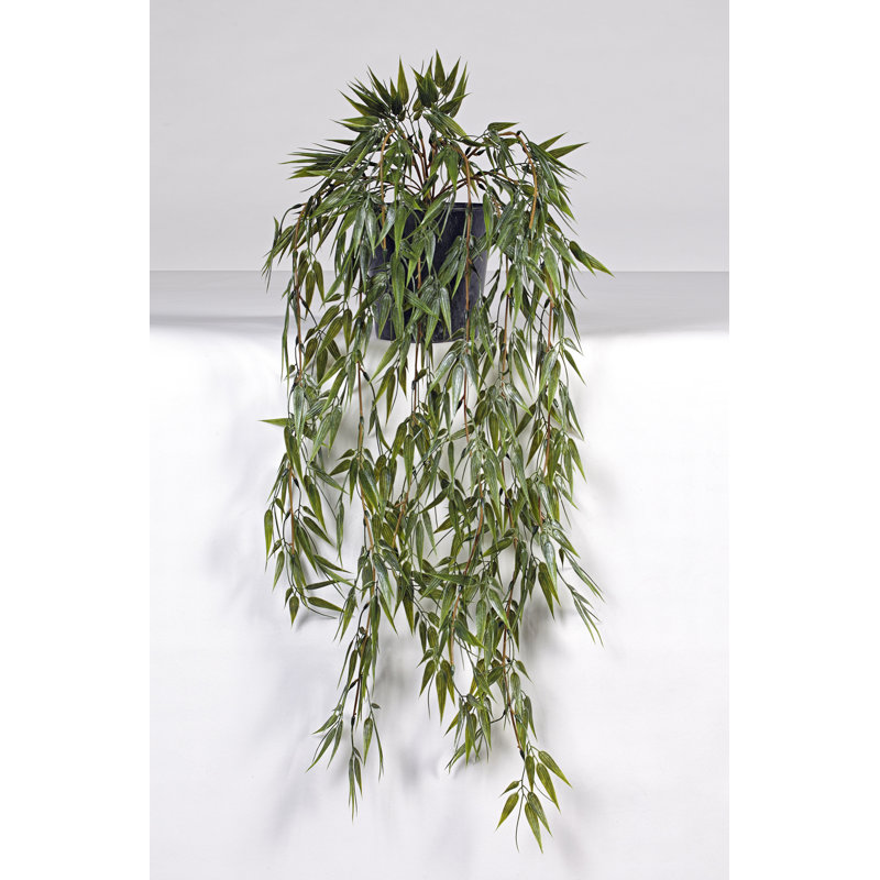 Faux Bamboo Plant in Terracotta Pot