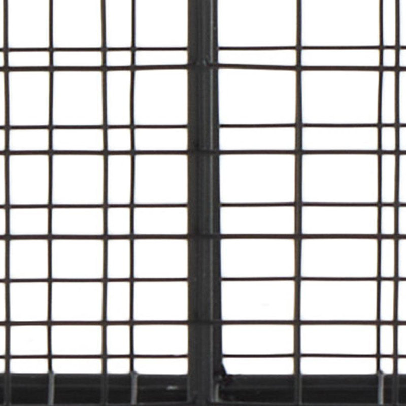 Panier de rangement moderne en métal, Noir