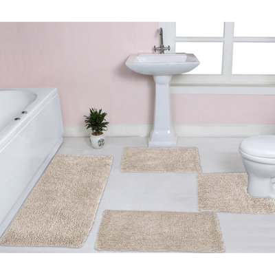 Hazlett 4 Piece Bath Rug Set