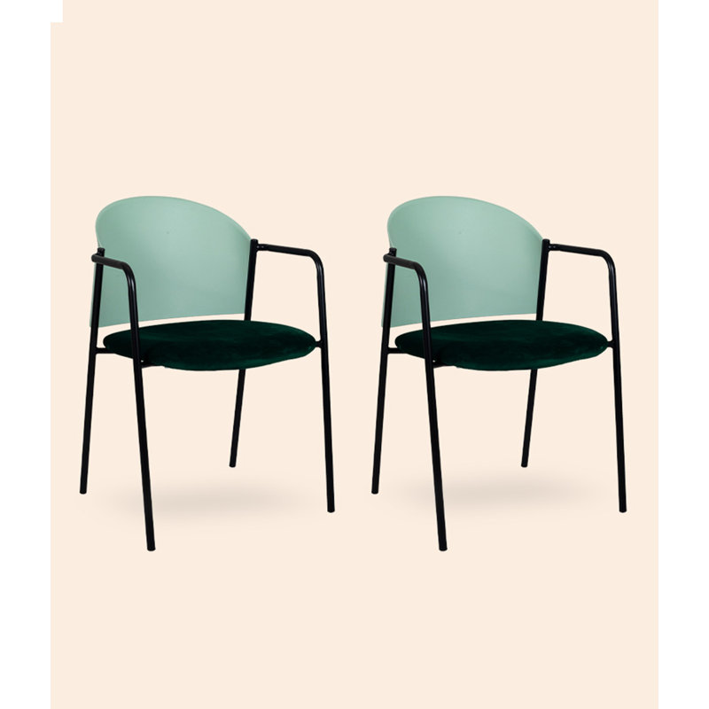 Chaise avec accoudoirs et dossier Nordic Modern