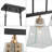Abrielle 5 - Light Kitchen Island Linear Pendant