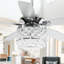 Roselli 132cm Ceiling Fan with Light Kit