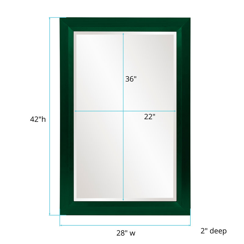 Miroir d'appoint Buschwick, Vert chasseur