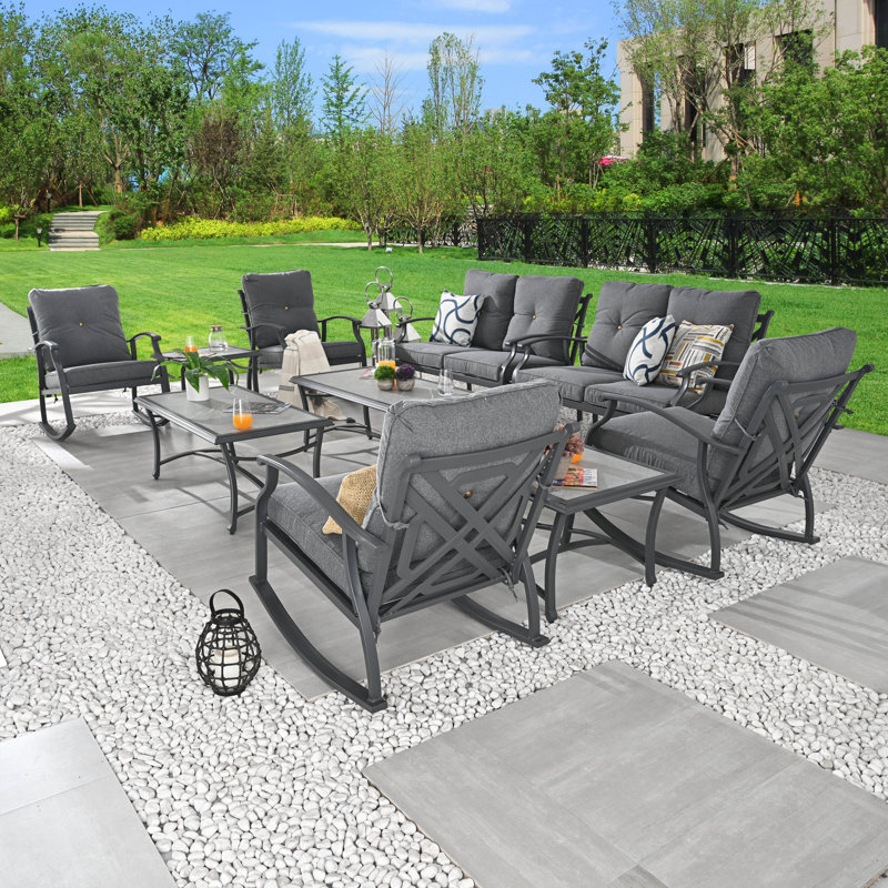 10-Piece conversation set, Dark Gray