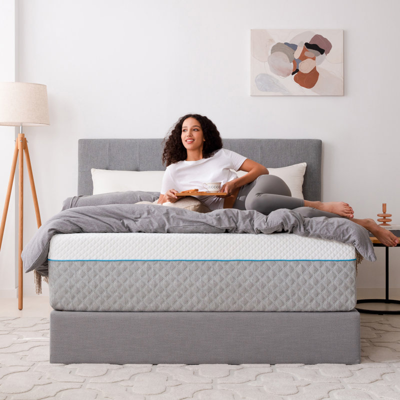 Matelas en mousse viscoélastique moyenne 14 po Alwyn Home Kolby, Simple