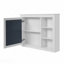 Armoire à pharmacie de 36 po x 28 po, armoire de rangement murale pour salle de bain, armoire de salle de bain moderne avec miroir, armoire à pharmacie, armoire à miroir avec 1 tablette réglable