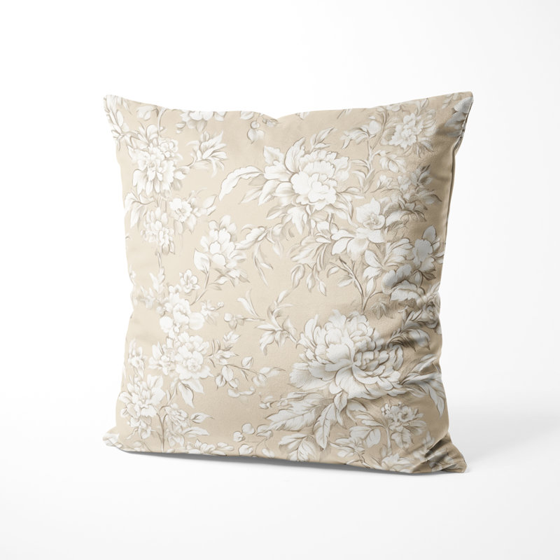 Coussin décoratif français French Country, H 20 po x l 20 po