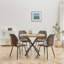 Miko 50cm H Velvet Upholstered Metal Side Chair-251589990