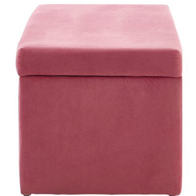 Reynolds 80cm Wide Rectangle Solid Colour Ottoman with Storage