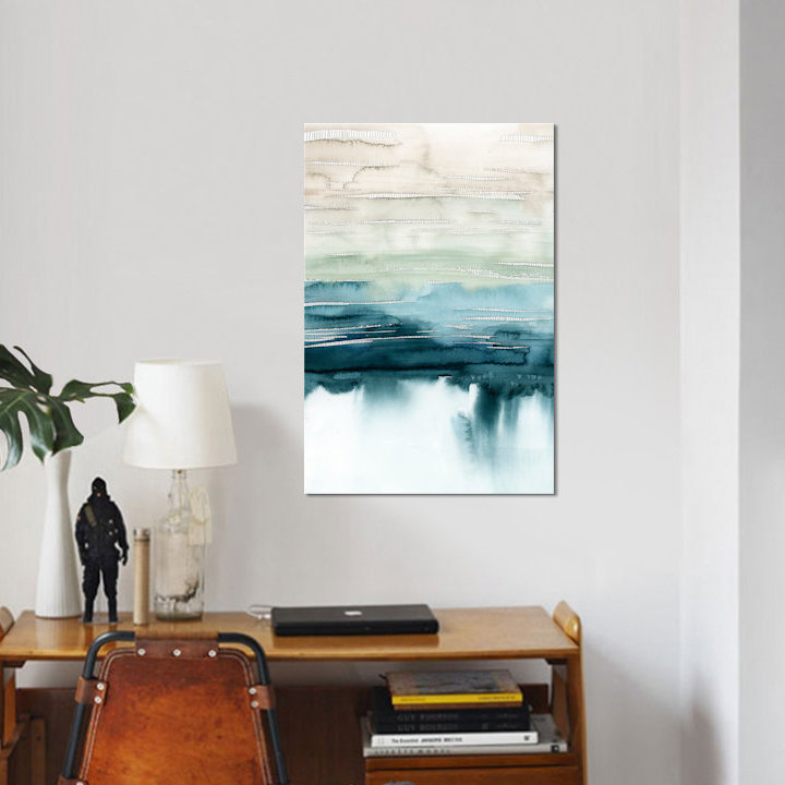 « organic cascade i », impression sur toile, H 40 po x l 26 po x P 1,5 po