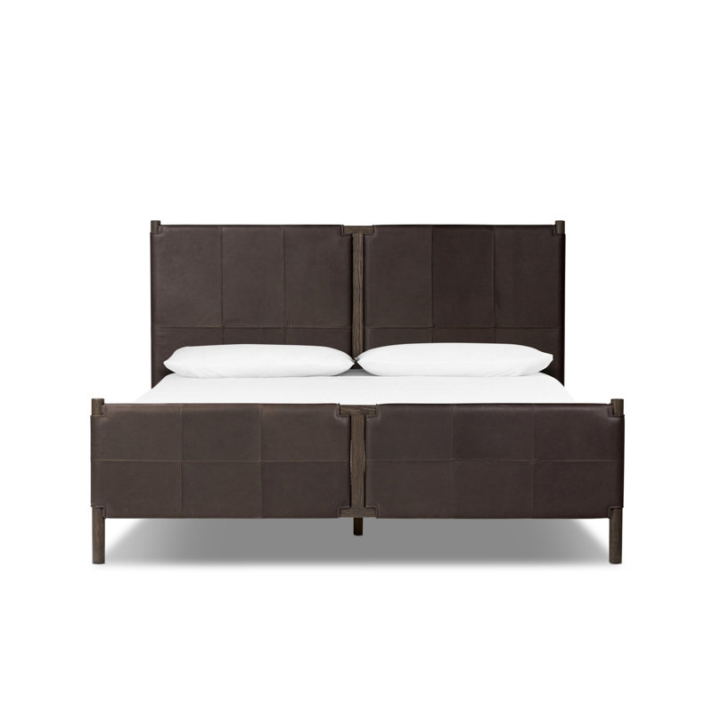 Salado Leather Bed, Heirloom Cigar, King