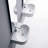 WS Bath Collections Flo 16.5 " Ceramic U-Shaped Bathroom Sink and Overflow Hole