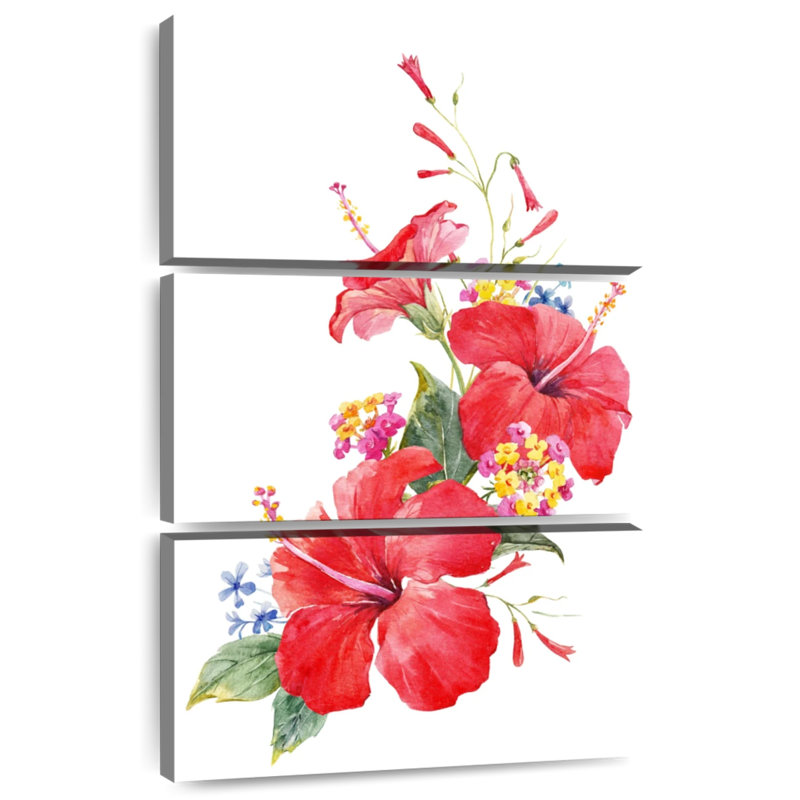 Harnek Exotic Hibiscus, 32" H x 20" W