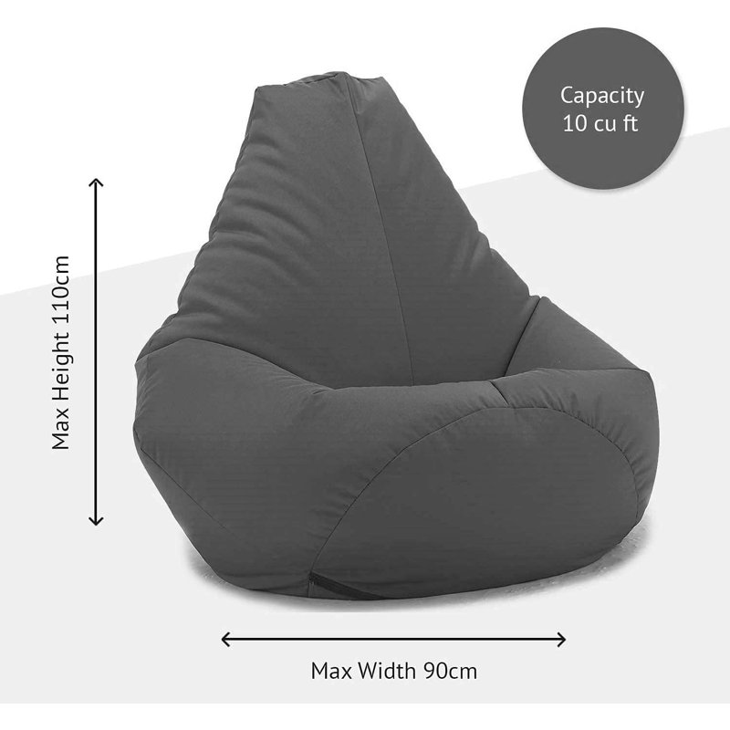 Salcombe Outdoor Friendly Bean Bag, Gray