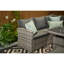 Rosen 9 Seater Corner Sofa Set With Fire-pit Dining Table With Storage Box And Armchair& Rain Cover-1869940697