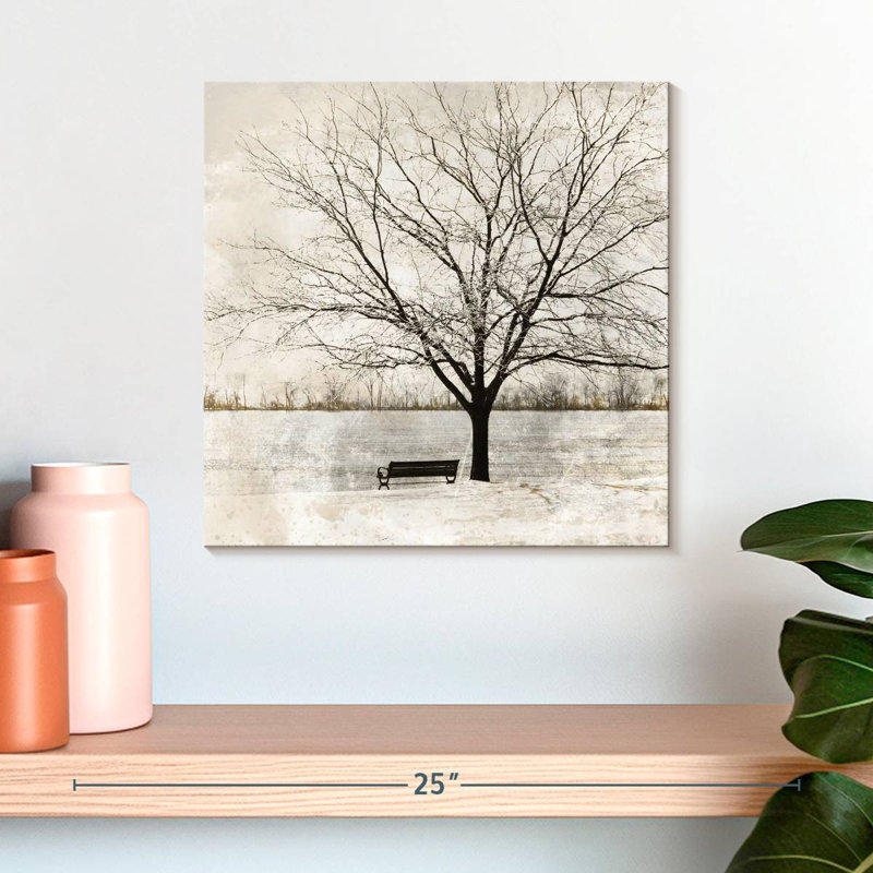 Harnek Bare Lonely Tree, 16" H x 16" W