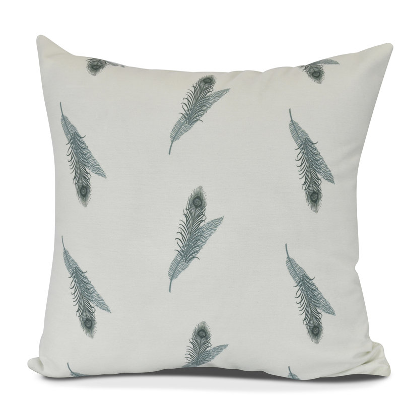 Goals, Gourds, And Gatherings Reversible Throw Pillow, 20" H x 20" W, Grey