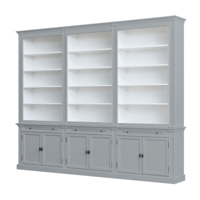 Bodee 240cm H x 300cm W Library Bookcase