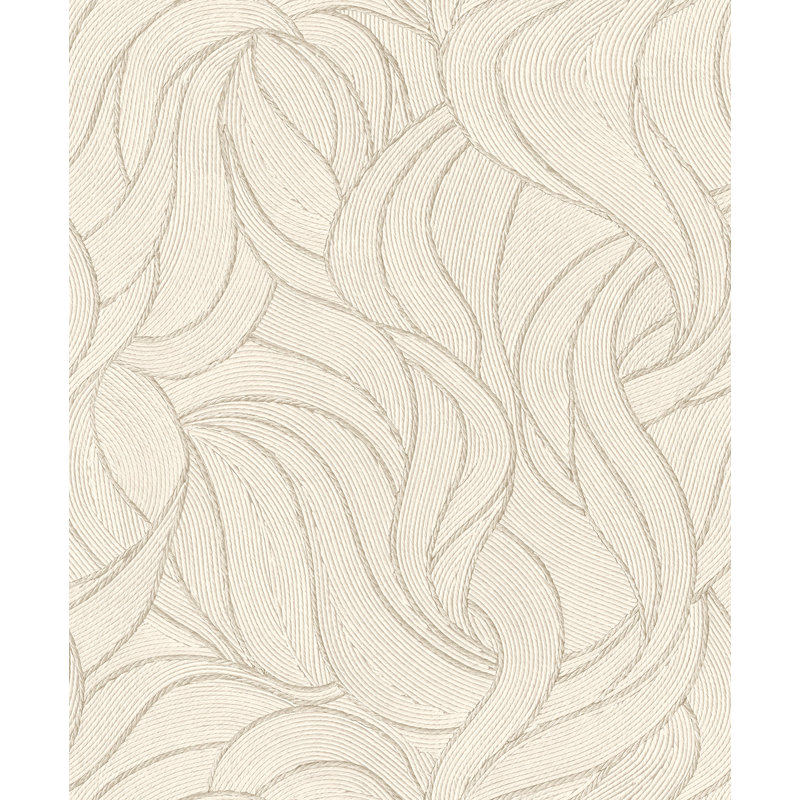 Papier peint tissé à la dérive, White