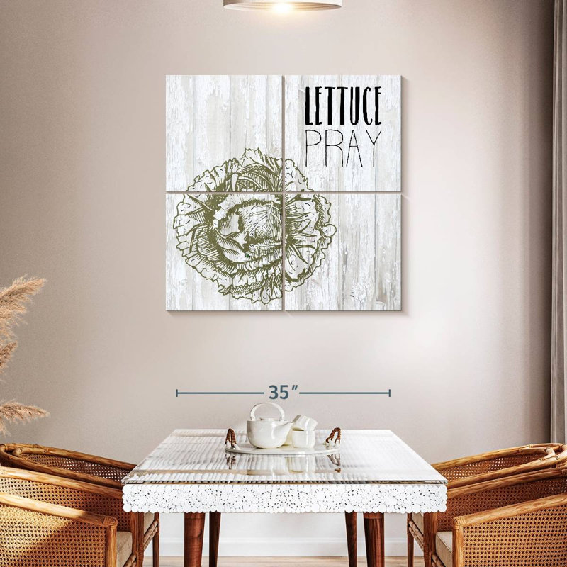 Ketti Witty Vegetables I, 38" H x 38" W