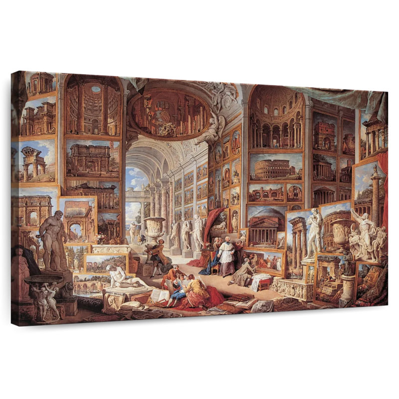 Lilie Gallery Of Views Of Ancient Rome, 24" H x 36" W