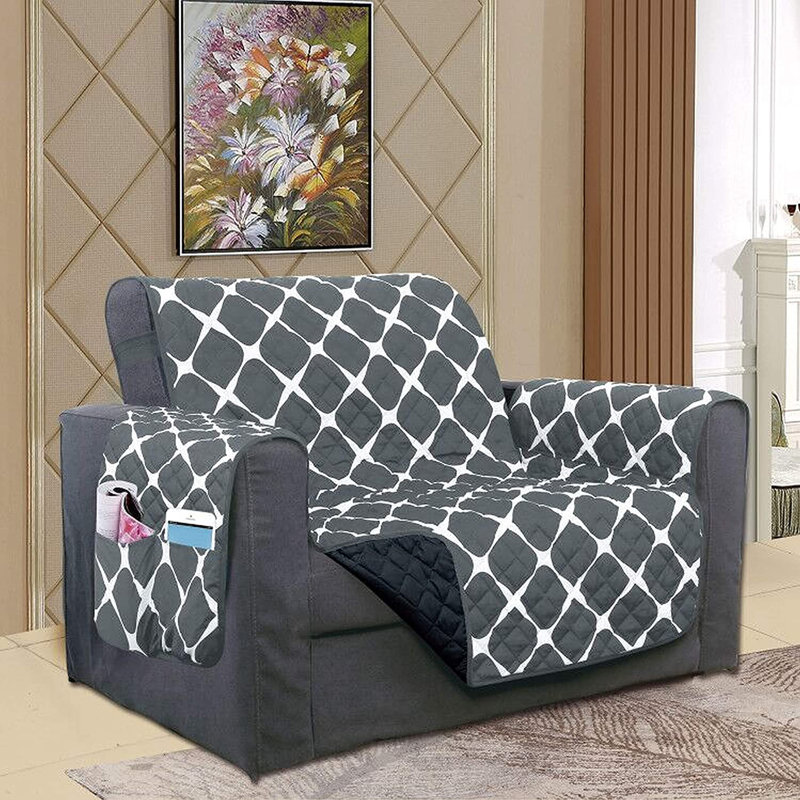 Housse pour ensemble de conversation, Polyester gris / noir