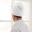 Waffle Twist Hair Towel White