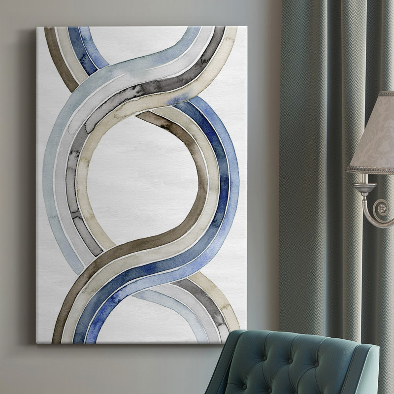 Tissage naturel I - peinture sur toile tendue, H 18 po x l 12 po x P 1 po