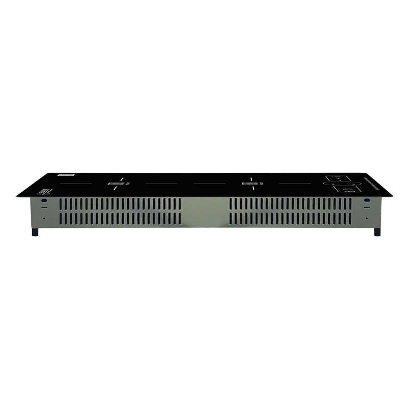 13" VERTICAL 2-BURNER Induction Cooktop 9 POWER Built in/Freestand 110V