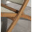 Agave Teak Outdoor Armless Lounge Chair-90634865-90634867