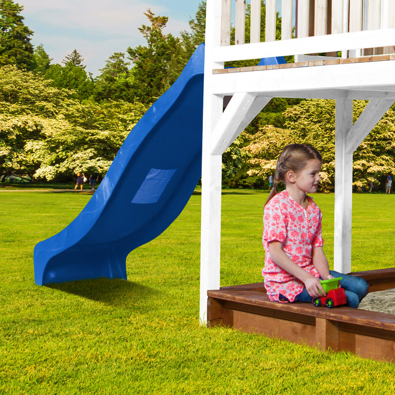 Liam AXI Hemlock Swing Set with 2 Swing(s) , 1 Slide(s), Blue