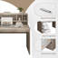 Bureau d'ordinateur avec huche-1508607942