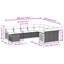 Ensemble de canapé de jardin Vidaxl-129485367