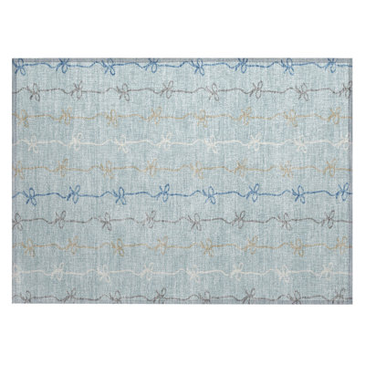 Machine Washable Indoor/Outdoor Chantille ACN2593 Kids Rug
