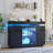 Modern Bar Cabinet with charging Ports And Sensor Lights-1848830445