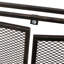 Pare-étincelles moderne en fer mat - l 39,04 po x H 31,27 po