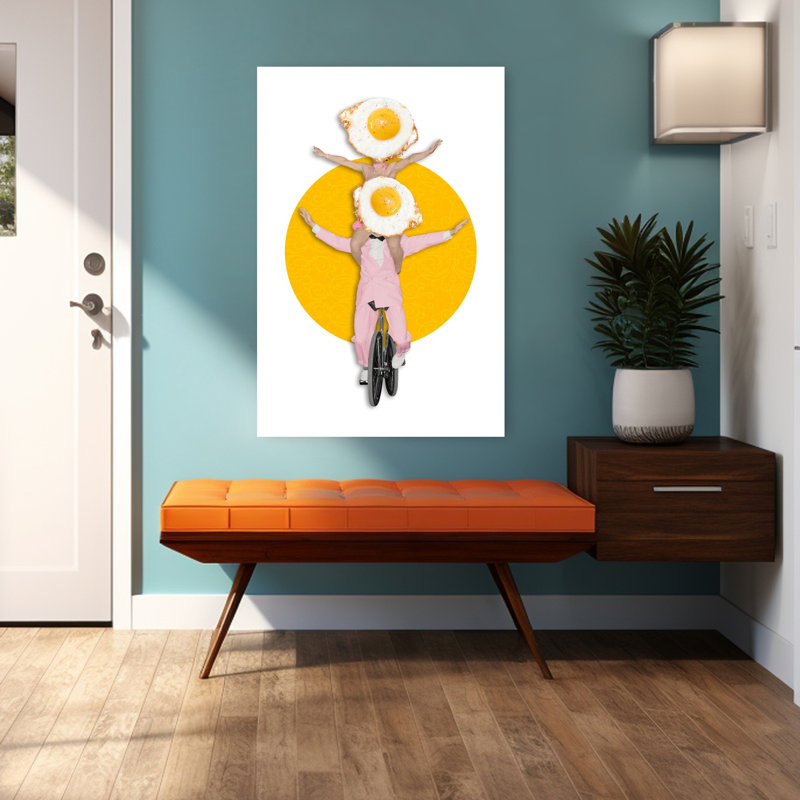 Art mural contemporain juste comme Asa, H 48 po x l 32 po