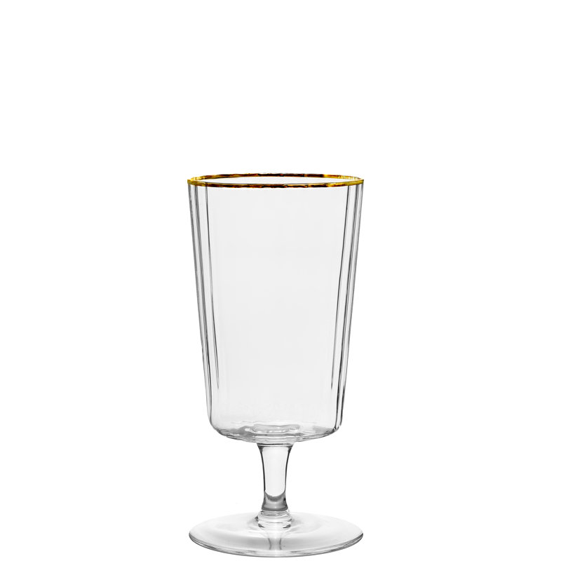 10 verres à eau or 10 Strawberry Street Grace