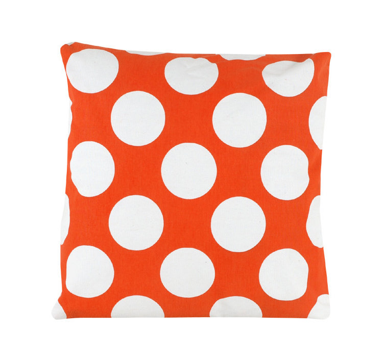Coussin 100% coton Rosemary, Orange