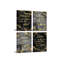 4 Piece Wrapped Canvas Wall Art