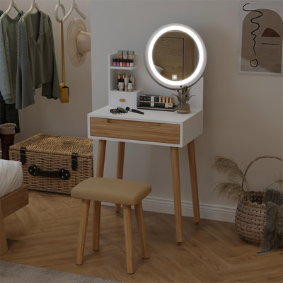 Cowan Dressing Table with Mirror