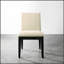 Ensemble de 2 chaises de salle à manger rondes contemporaines en bois massif Roundhill Furniture, beige, confortables et élégantes