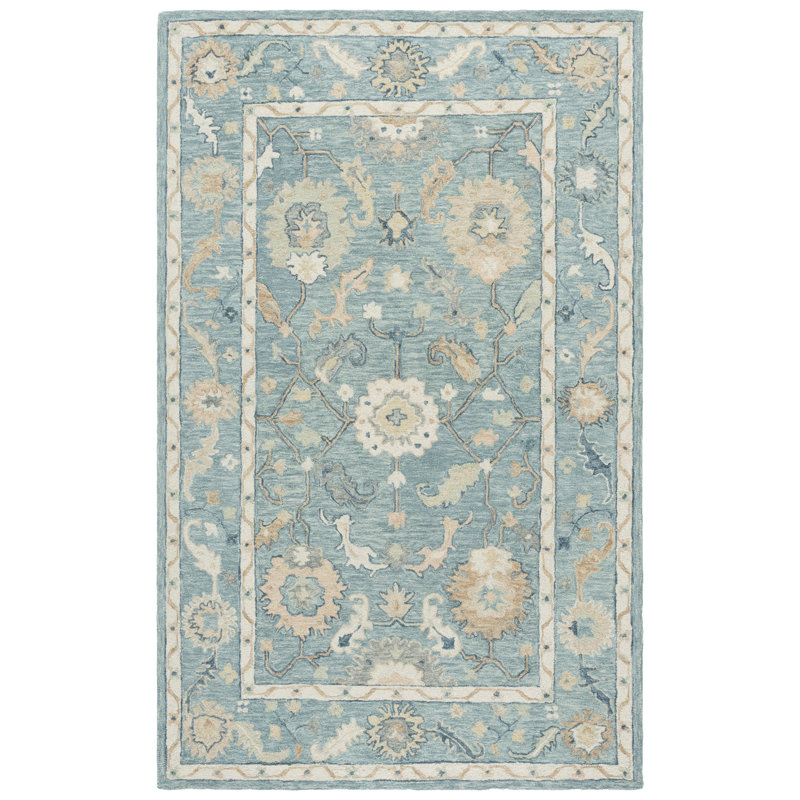 Tapis oriental en laine touffeté à la main Metro, Round 6'