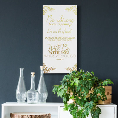 " Joshua 1:9 "